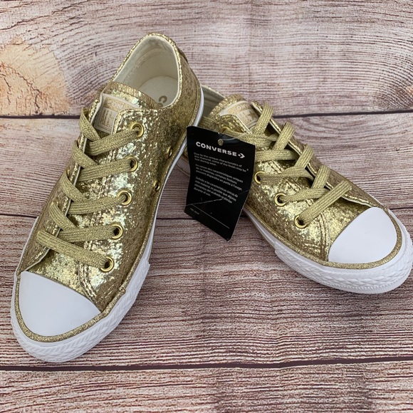 youth gold converse